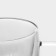 Glass mug with double walls Magistro "Duo. Grace ", 200 ml, 12.5 × 9 × 7.5 cm