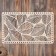 Rectangular knitting workpiece, leaves, plywood 41x25 cm, D 8 mm