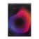 Notepad A5, 40 sheets in a cage on the crest "Abstraction", cover coated cardboard, offset block