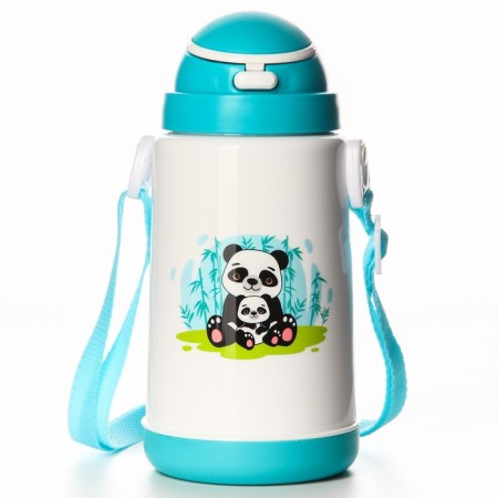 Thermal boiler for hot and cold drinks with a strap, 300 ml, color mix-5