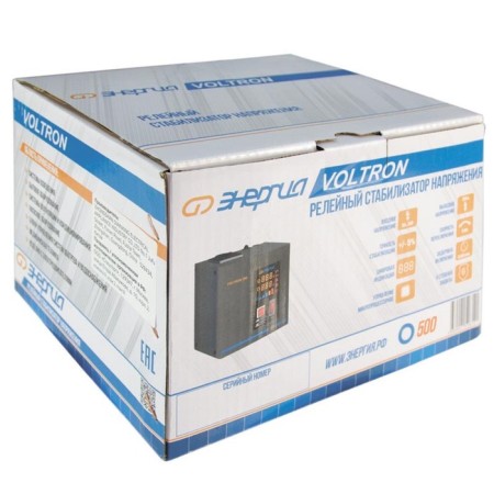 Voltage stabilizer single -phase energy Voltron 5000 VA, accuracy ± 5%-7