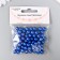 Set of beads "needlework" plastic, diameter 8 mm, 25 g, royal blue