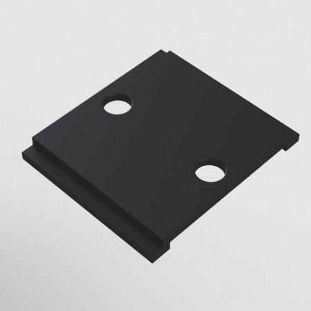 Mount for the cable, 1 pc, technical tra004hp-21b, 3x0.5x3.5 cm, black color is black-2