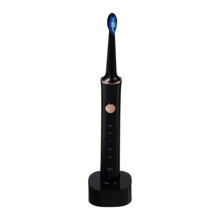 Luazon LP-002 electric toothbrush, 31000 DV/min, 4 nozzles, batteries, black-2