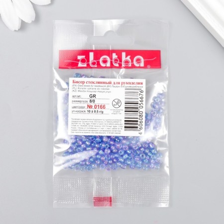 Beads "Zlatka" 08/0, 3 mm, 10 g 0166 St.-2