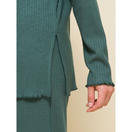 Women's longing, size 46, green color-5