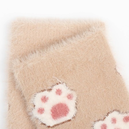 Women's terry socks minku "paws", size 36-39 (23-25 ​​cm)-1