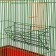 Metallic hay feeder, 28 x 9 x 10 cm