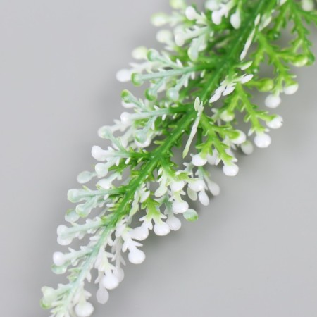 Artificial plant for creativity "meadow flower" set 12 pcs white 13 cm-4