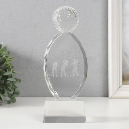 Souvenir Glass "Steel award. Golf" 8x6x20.5 cm-3