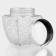 Glass jar for bulk products "pattern", 200 ml