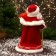 Santa Claus "Red fur coat, with a staff" 35 cm
