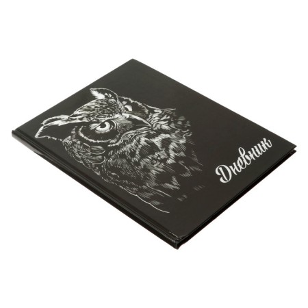 Diary for grades 5-11, "owl", solid cover 7BC, glossy lamination, 48 sheets-1