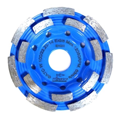 Two -row -row -row distar extra, concrete, 100 x 22.2 mm