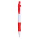 Automatic ball handle, 0.7 mm, blue rod, white case, with a rubber holder
