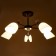Chandelier 86505/5 E27 40W Black-gold 70x70x53 cm Bayerlux