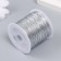 Contain cord on the bobin "silver" winding 15 m thick 2 mm 4.3x4.7x4.7 cm