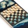 Board game 2 in 1 "Wolf": backgammon, checkers, board 40 x 40 cm