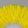Fan plastic, fan "yellow" h = 26 cm 25 blades 3x50x26 cm