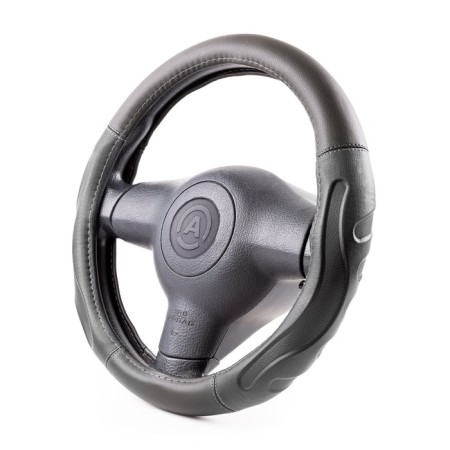 AutoProfi steering wheel, eco-leather steering, 9 cm girth, bang, size m, 37-39 cm-1