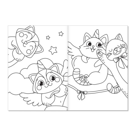 Coloring "Fairytale animals", A5, 12 p.-1