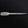 Manicure scissors "Premium", bent, wide, 9 cm, on the blist, silver color