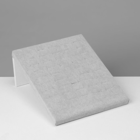 Standing for rings 50 seats, phlock, gray color 20 × 9.7 × 24 cm-4