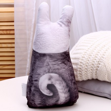 Antistress toy "Gray cat in a hat"-3
