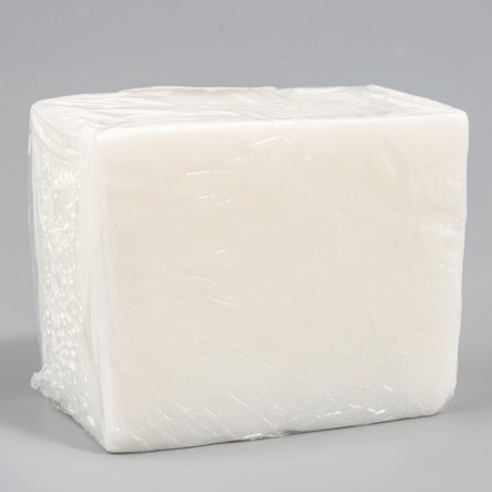 The soap base is white, solid, without smell, 400 grams-2
