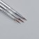 A set of hands for nail design, 3 pcs, 16.5 cm, in PVC - a tube, silver color