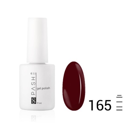 Color gel polish Pashe, No. 165 Wild eggplant, 9 ml