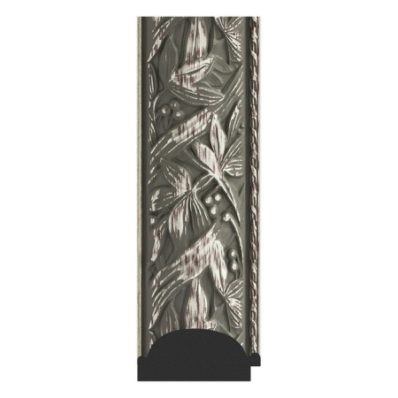 Mirror with engraving in the baguette frame, Byzantium silver 99 mm, 59x76 cm-2