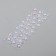 Pearls self -adhesive "Assorted", with holography, 125 pcs on a sheet