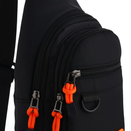 Backpack-sling, 17*8*30 cm, lightning department, 3 n/k, black-5