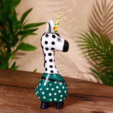Souvenir "Unicorn" wood 25 cm-3