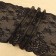Lace elastic fabric, 240 mm × 2.7 ± 0.5 m, black color