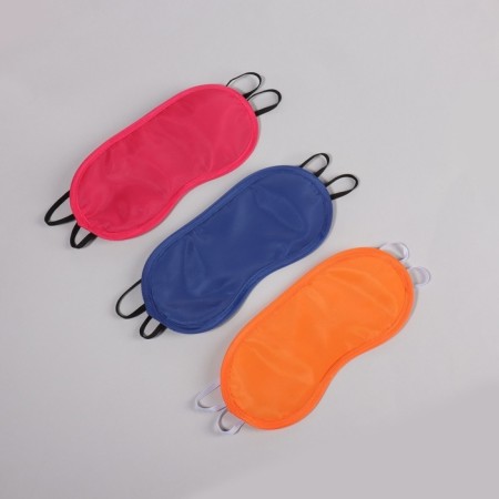 Mask for sleeping "plain", 18.2 × 8.5 cm, double elastic, color mix-2
