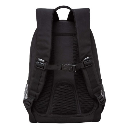 School backpack, 40 x 25 x 13 cm, Grizzly, ergonomic back, laptop department, black-1
