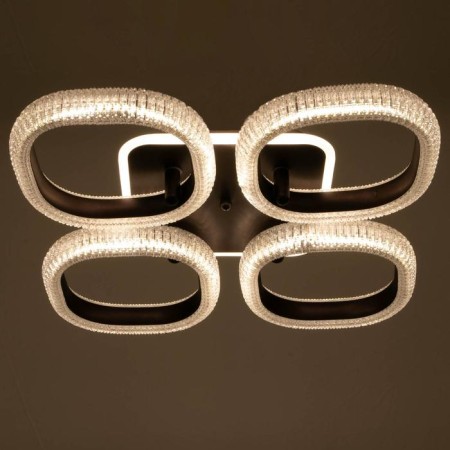 Chandelier from PDU 1140/4 LED+backlight 96W 3000K-6000K Dimmer Coffee 49x49x10 cm Bayerluux-2
