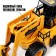 Radio -controlled "construction" tractor, mobile bucket, works from batteries