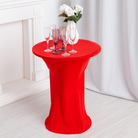Czech on the table, central red, 60*120 cm, 100% elast