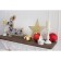 Set of balls plastic D-15 cm, 3 pcs "Assorted" red
