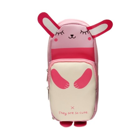 School Penal on the zipper Calligrata "animal", 2 departments, mix-9