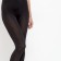 Female tights, from microfibers with thermal effect, black color, size 3