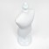 Animal clothing mannequin, textile, height 41 cm, OG 32 cm, from 25 cm, white