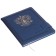 Universal diary for grade 1-11, solid cover, artificial leather, blue cover, lies, 80 g/m2
