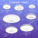 Lamp Citilux "Starlight Smart" CL703A11G 20.8x20.8x5.9 cm, 1x13W, LED, Gray color.