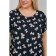 Women's dress, size 54, dark blue color