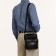 Male bag, 24*11*20 cm, lightning departure, 3 n/pocket, reg. Min, brown