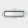 Gastrootiness 2/4 of stainless steel, 65 mm, 53 × 16.4 × 6.5 cm, thickness 0.8 mm